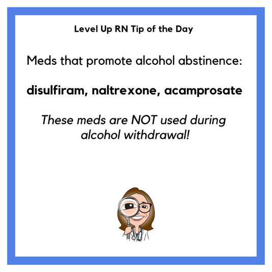 Meds that Promote Alcohol Abstinence