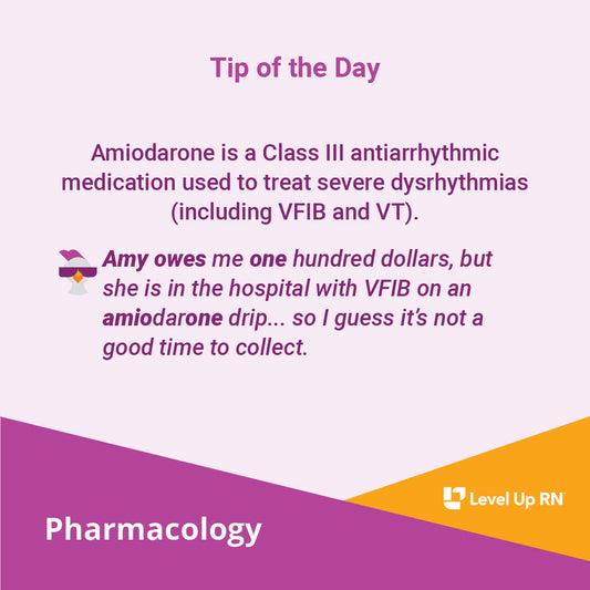 Amiodarone Drip - LevelUpRN