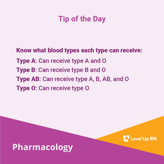 What blood type can receive what blood type? - LevelUpRN