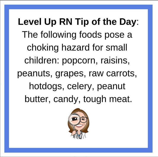 Choking hazard foods