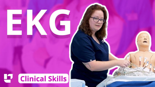 Clinical Skills - Applying Electrodes for a 12 lead EKG - LevelUpRN