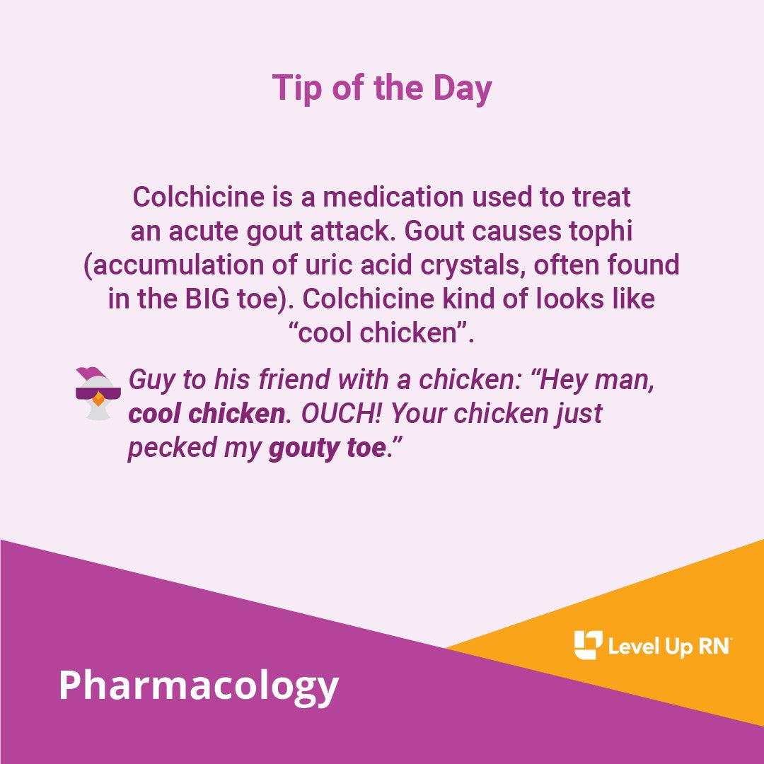 Colchicine - LevelUpRN