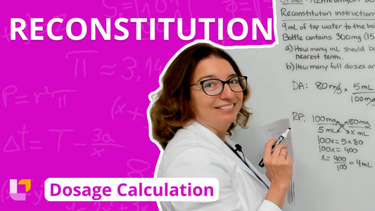 Dosage Calc, part 14: Reconstitution
