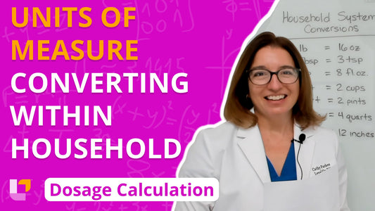 Dosage Calc, part 3: Units of Measure - Converting within Household