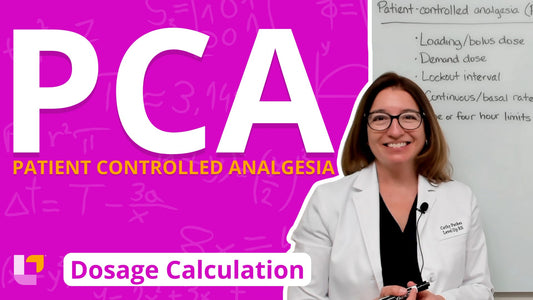 Dosage Calc, part 30: PCA Pumps