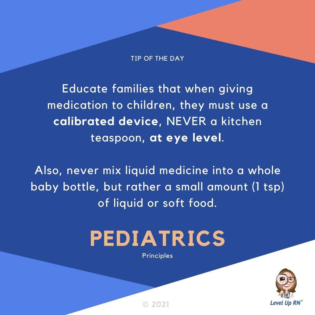 Giving Medication to Children - LevelUpRN