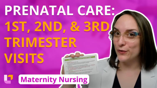 Maternity - Pregnancy, part 2: Prenatal Care: 1st, 2nd, and 3rd Trimester Visits - LevelUpRN