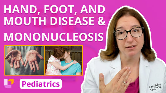Pediatrics, part 78: Immune Disorders - Hand, Foot, and Mouth Disease & Mononucleosis