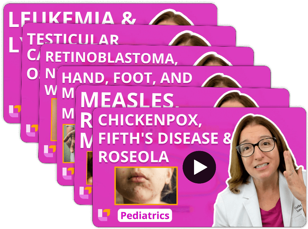 Immune system video stack with Cathy Parkes RN covering immunodeficiencies, allergies, autoimmune disorders from Pediatric Nursing flashcards