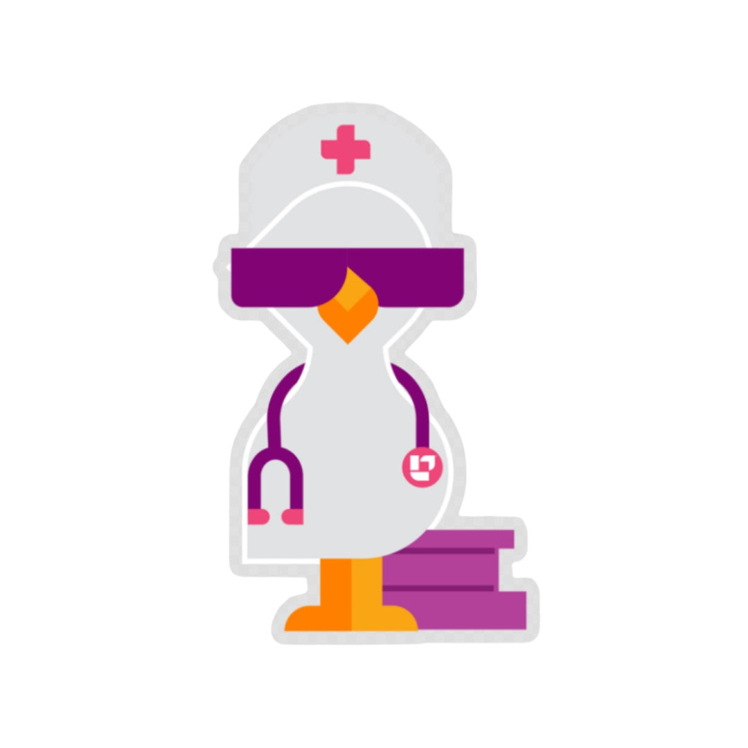 Cool Chicken RN Sticker - Stickers - LevelUpRN