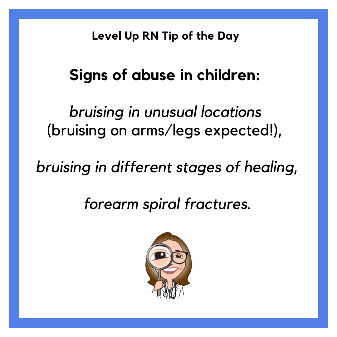 Signs of abuse in children