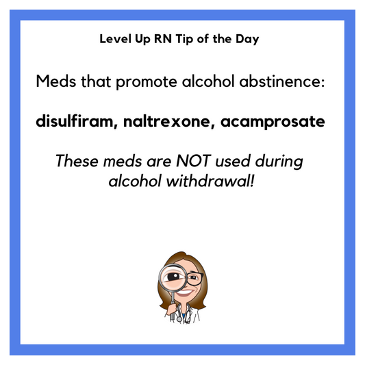 Meds that Promote Alcohol Abstinence