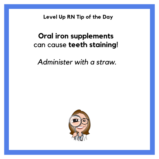 Oral Iron Supplements