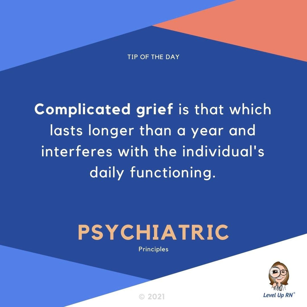 Complicated Grief Leveluprn