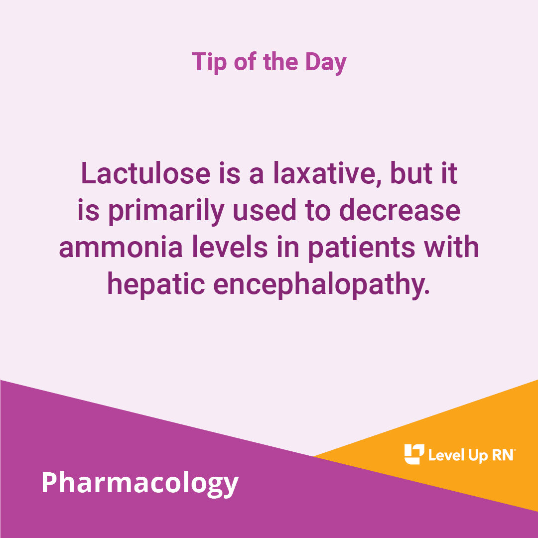 Primary use of Lactulose