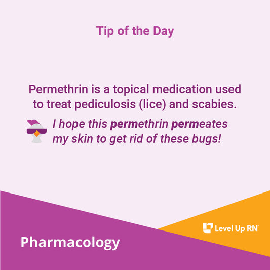 Permethrin is a topical medication used to treat pediculosis (lice) and scabies.&nbsp;