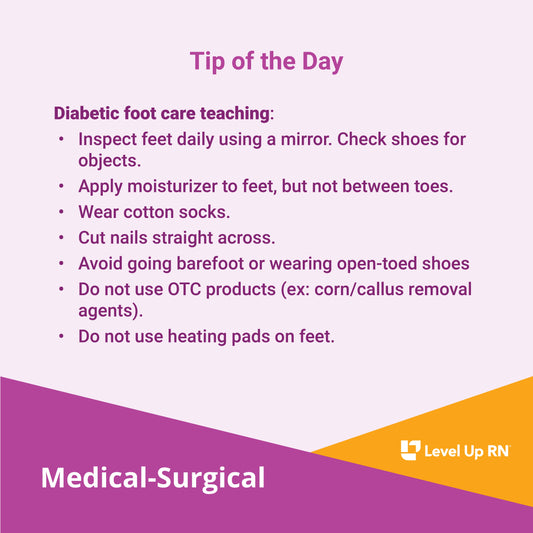 Diabetic Foot Care - LevelUpRN