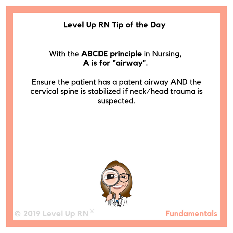 What Does A Stand for in the ABCDE Principle of Nursing? – LevelUpRN