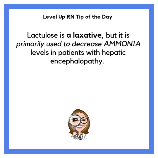 Primary use of Lactulose
