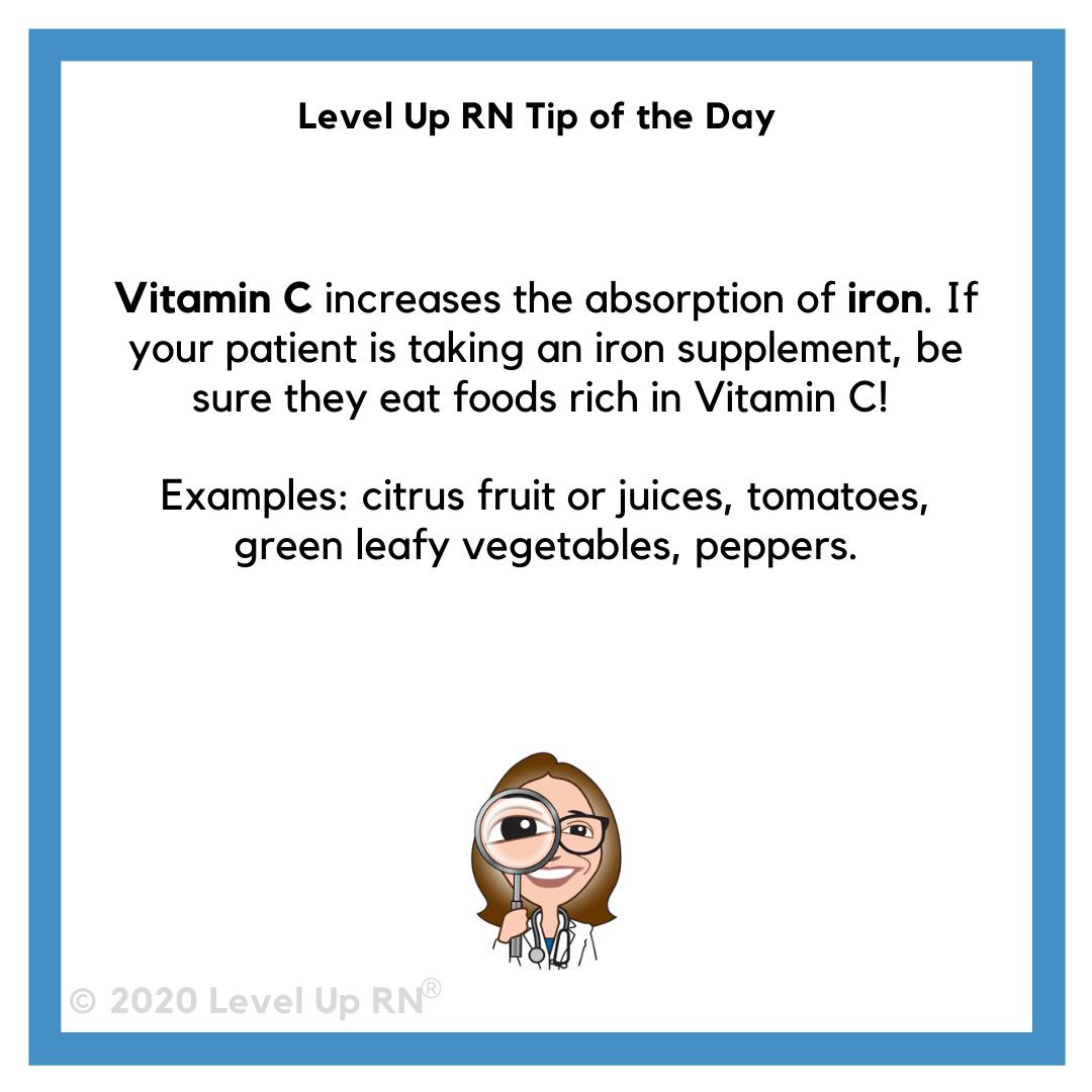 Vitamin C and Iron