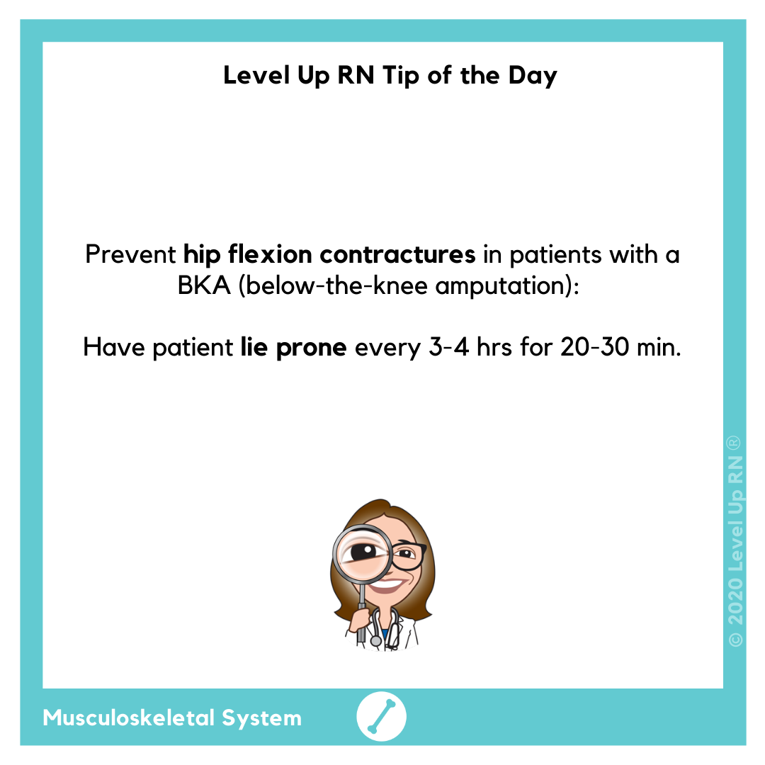 Nursing Tips - Hip Flexion Contractures