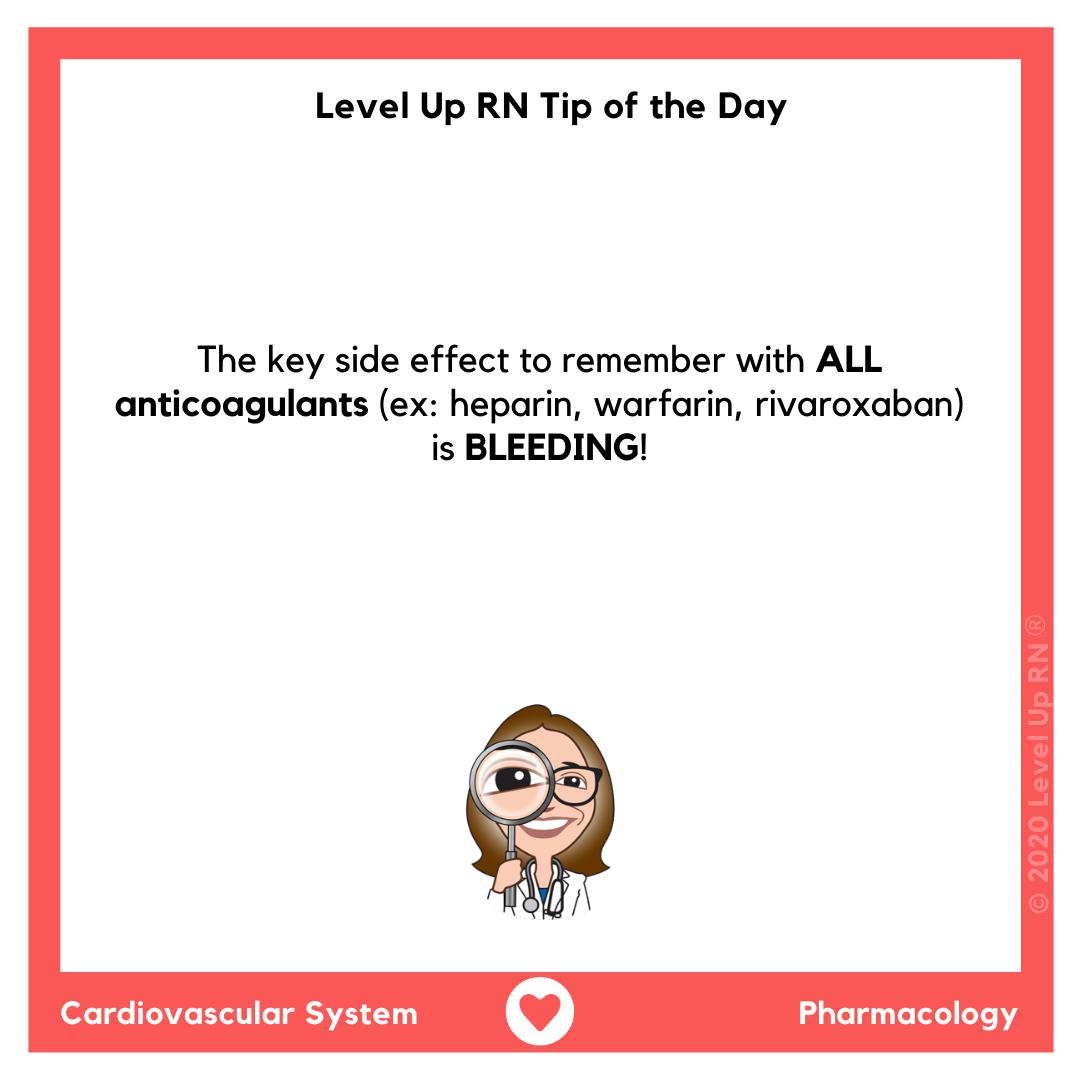 Anticoagulant Side Effects