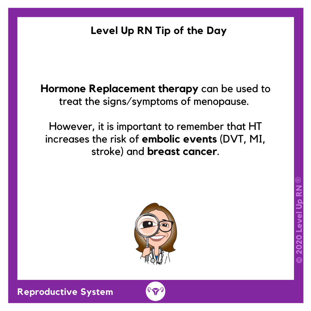 Nursing Tips - Hormone Replacement Therapy