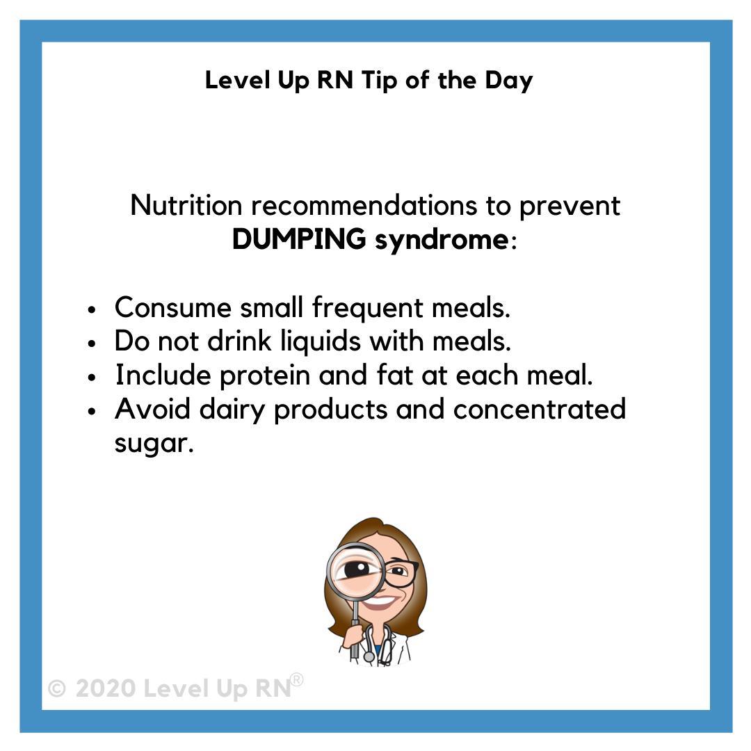 Dumping Syndrome Nutrition