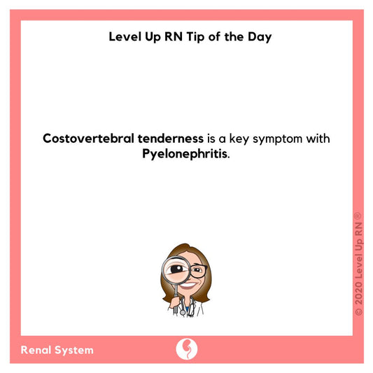 Nursing Tips - Pyelonephritis