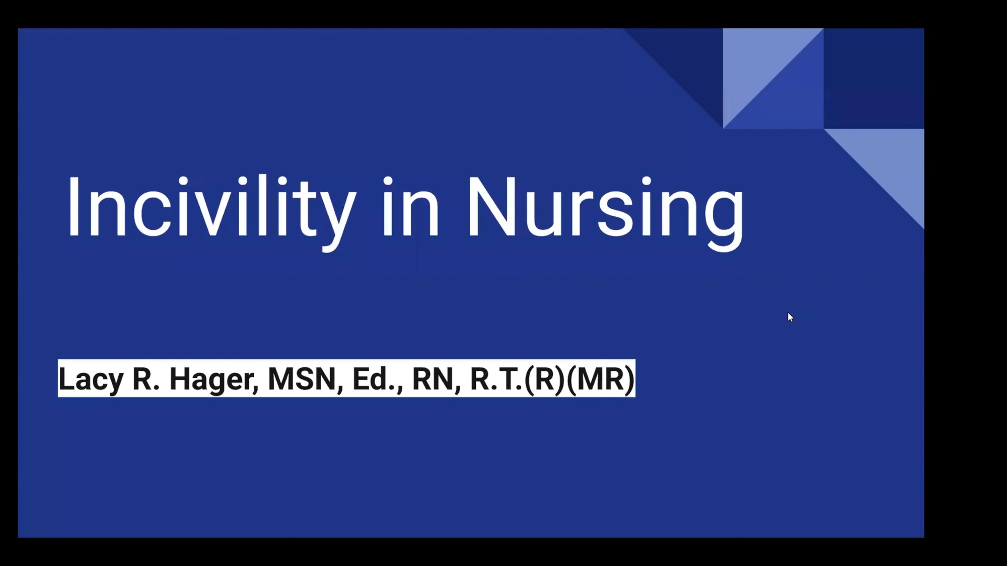 Webinar: How to Stop Incivility & Bullying on a Nursing Unit - LevelUpRN