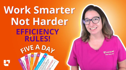 Work Smarter Not Harder - efficiency rules - Five a Day