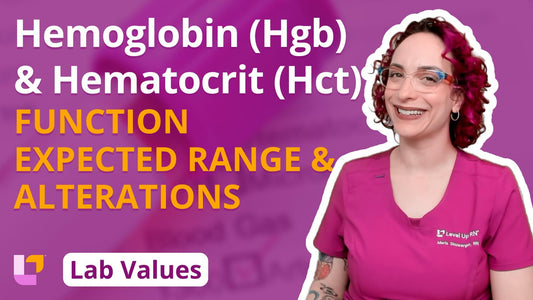 Lab Values, part 18: Hemoglobin (Hgb) & Hematocrit (Hct)