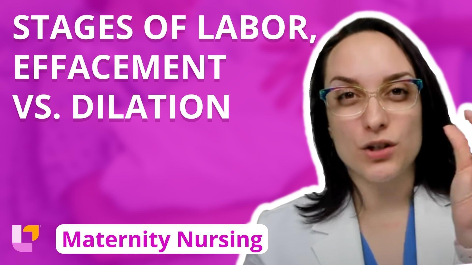 Stages of Labor, Effacement vs. Dilation - Maternity Nursing