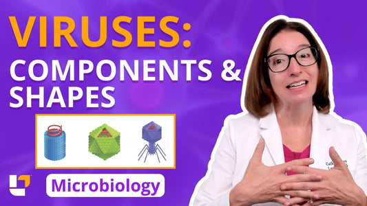 Microbiology, part 43: Acellular Infectious Agents - Viruses - Components & Shapes