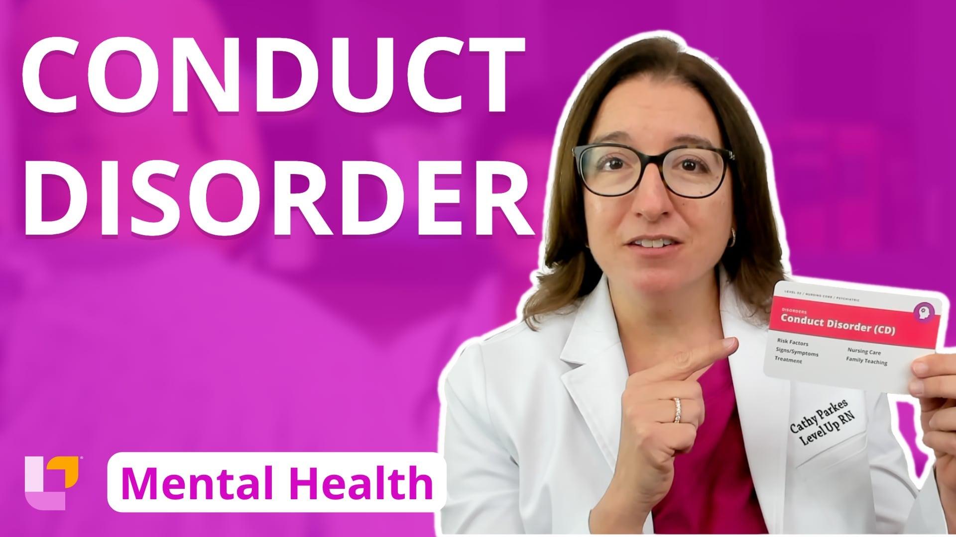 Disorder Cd Disorders - Conduct Disorder – LevelUpRN
