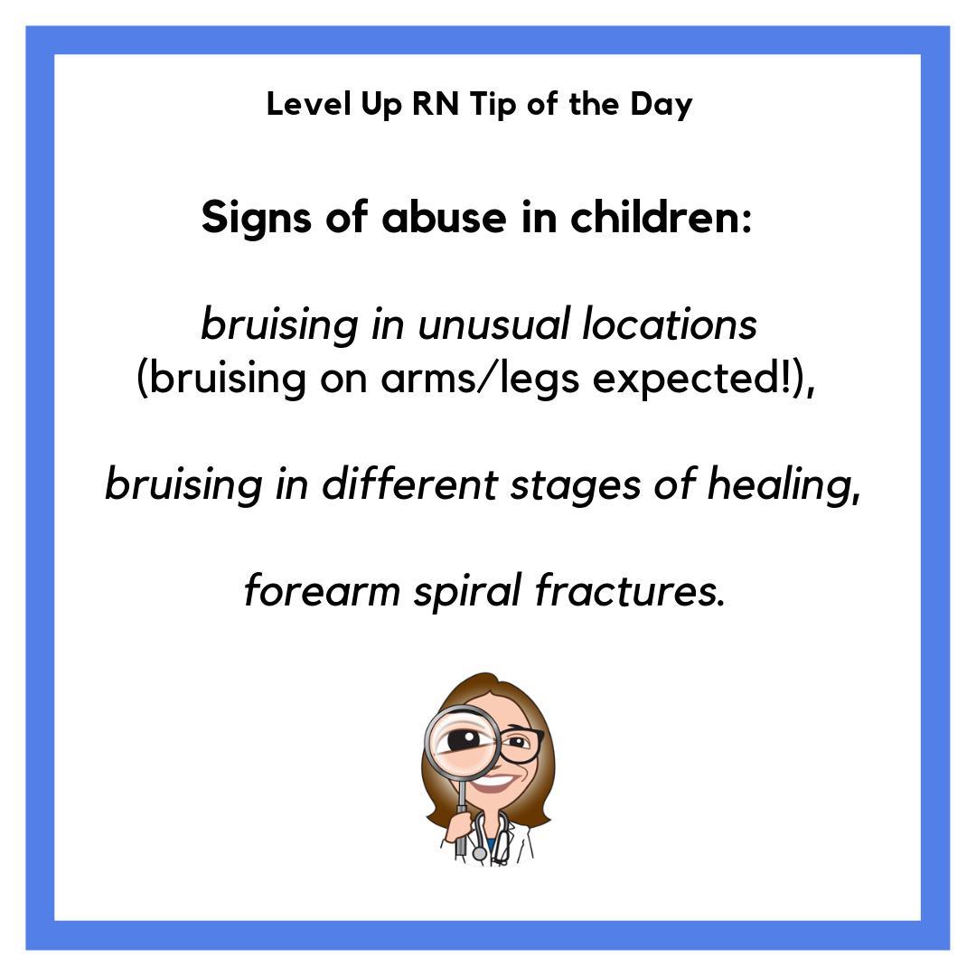 Signs of abuse in children