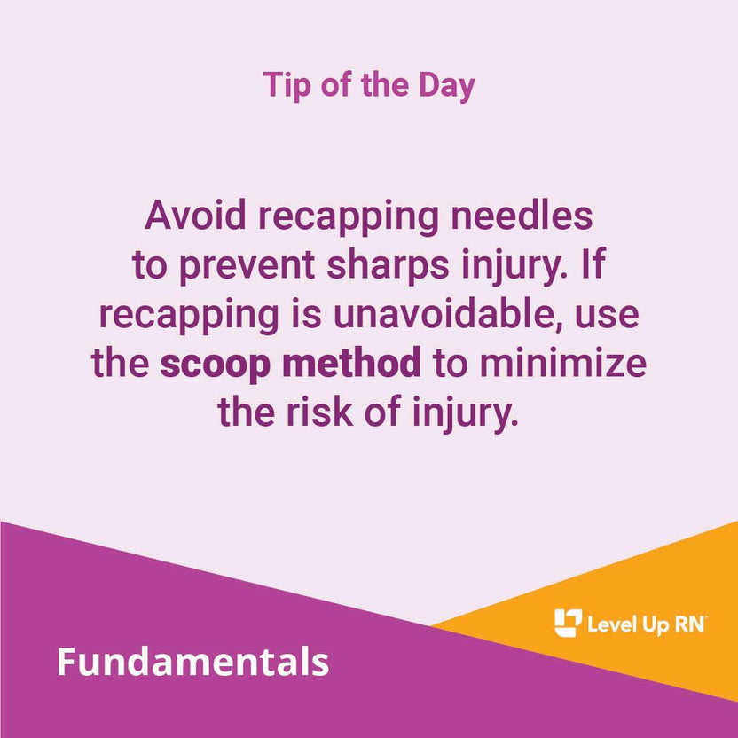 Nursing Tip: The Scoop Method – LevelUpRN