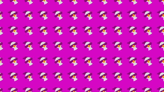 cool chicken diagonal pattern