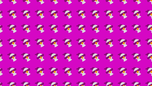 cool chicken diagonal pattern