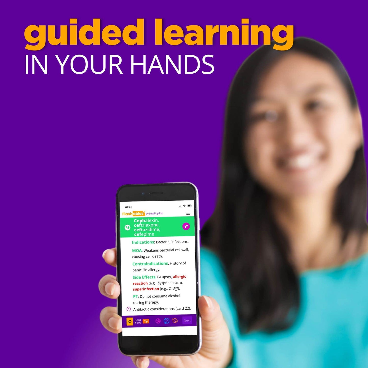 Guided learning in your hands