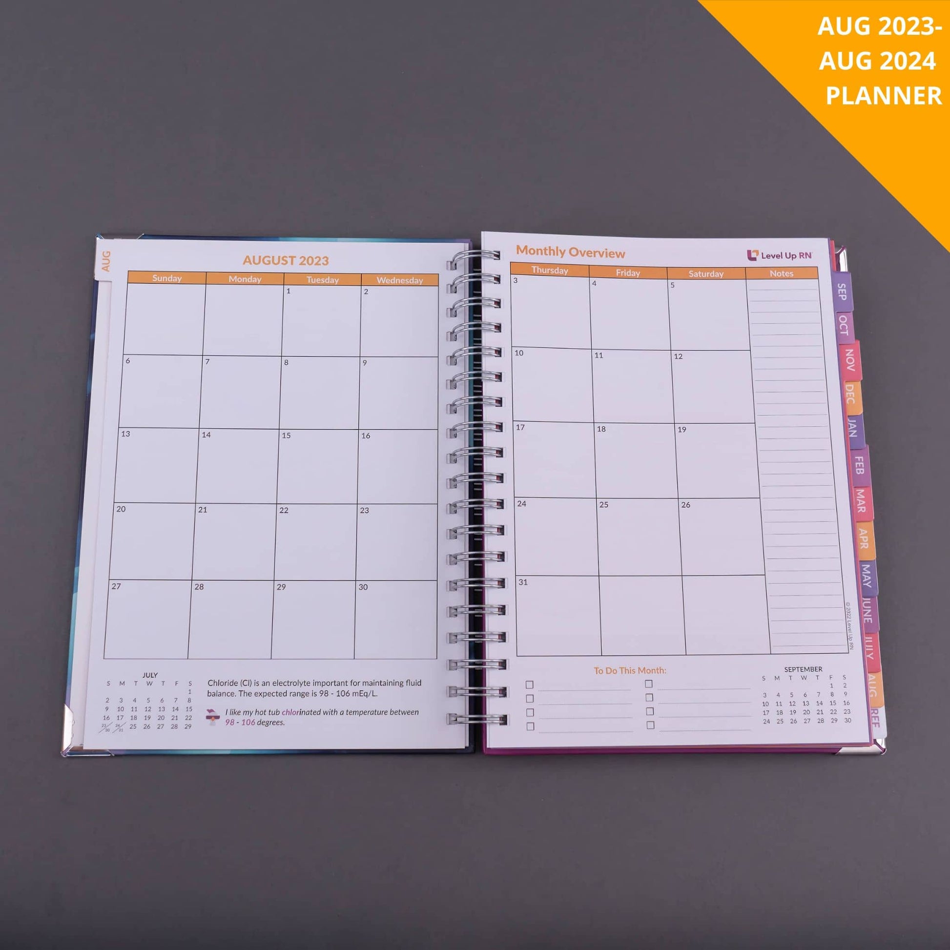 Monthly Calendar 23-24 Planner