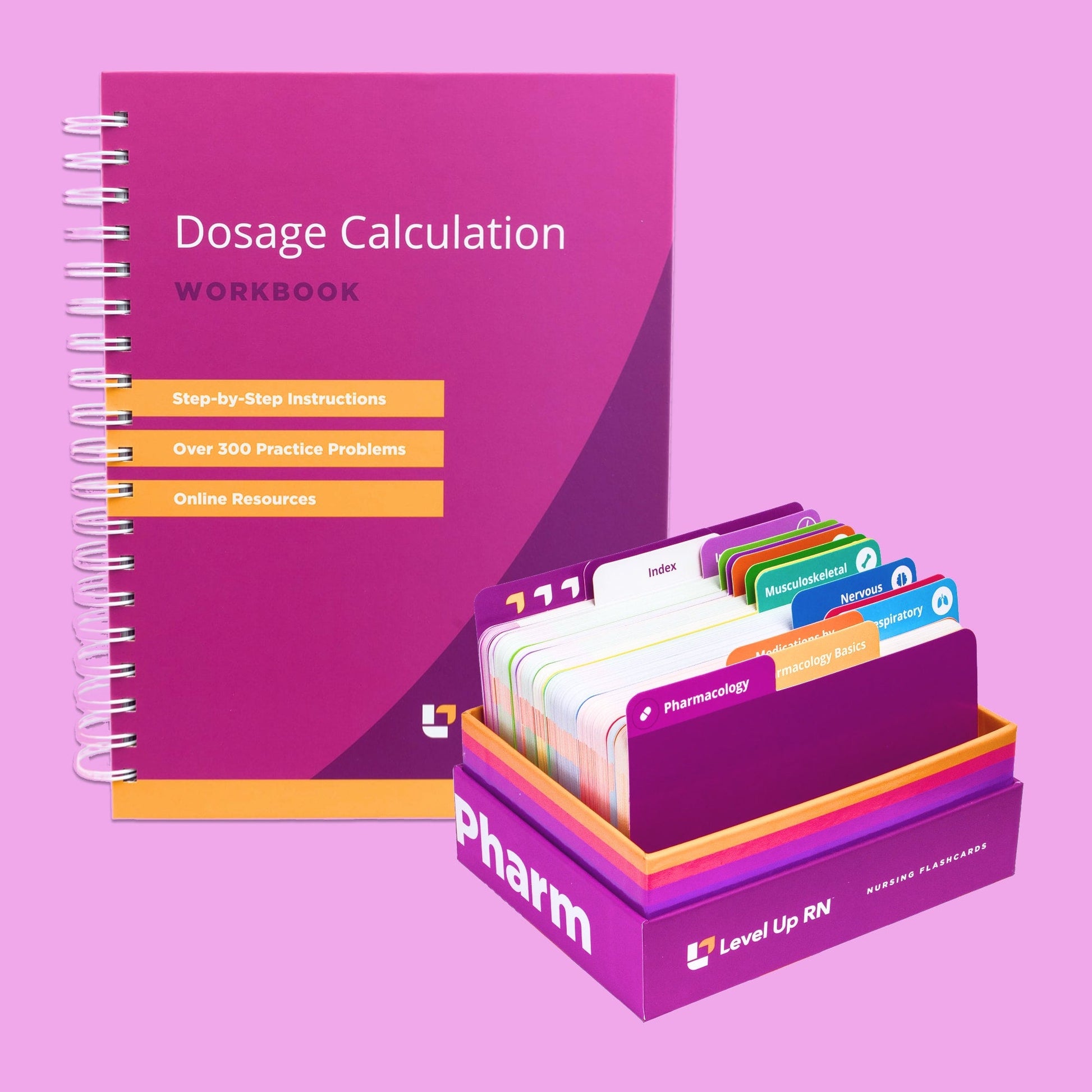 Dosage Calculation Workbook & Pharmacology - Nursing Flashcards