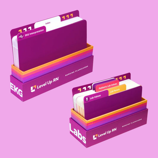 EKG Interpretation & Lab Values - Nursing Flashcards