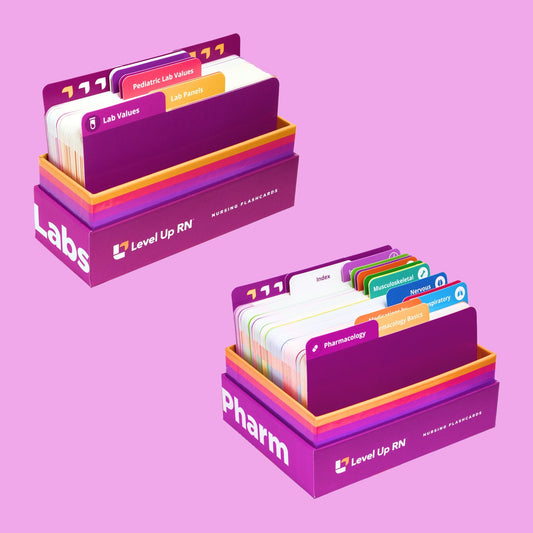 Lab Values & Pharmacology - Nursing Flashcards