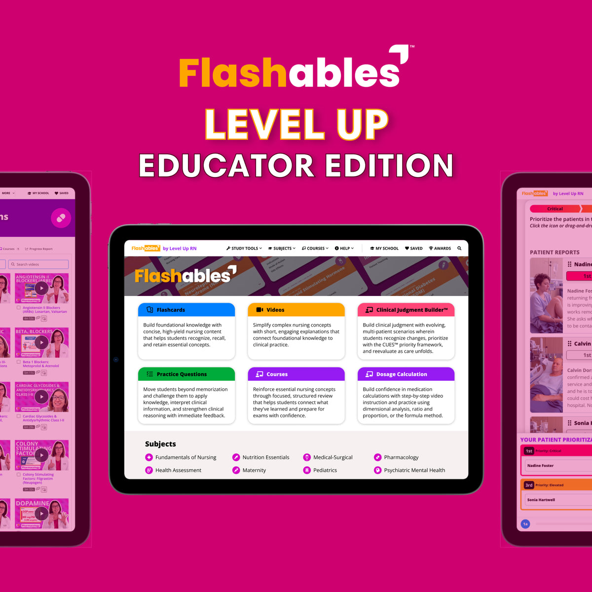 Flashables - Level Up - Educator Edition - Digital Flashcards - LevelUpRN