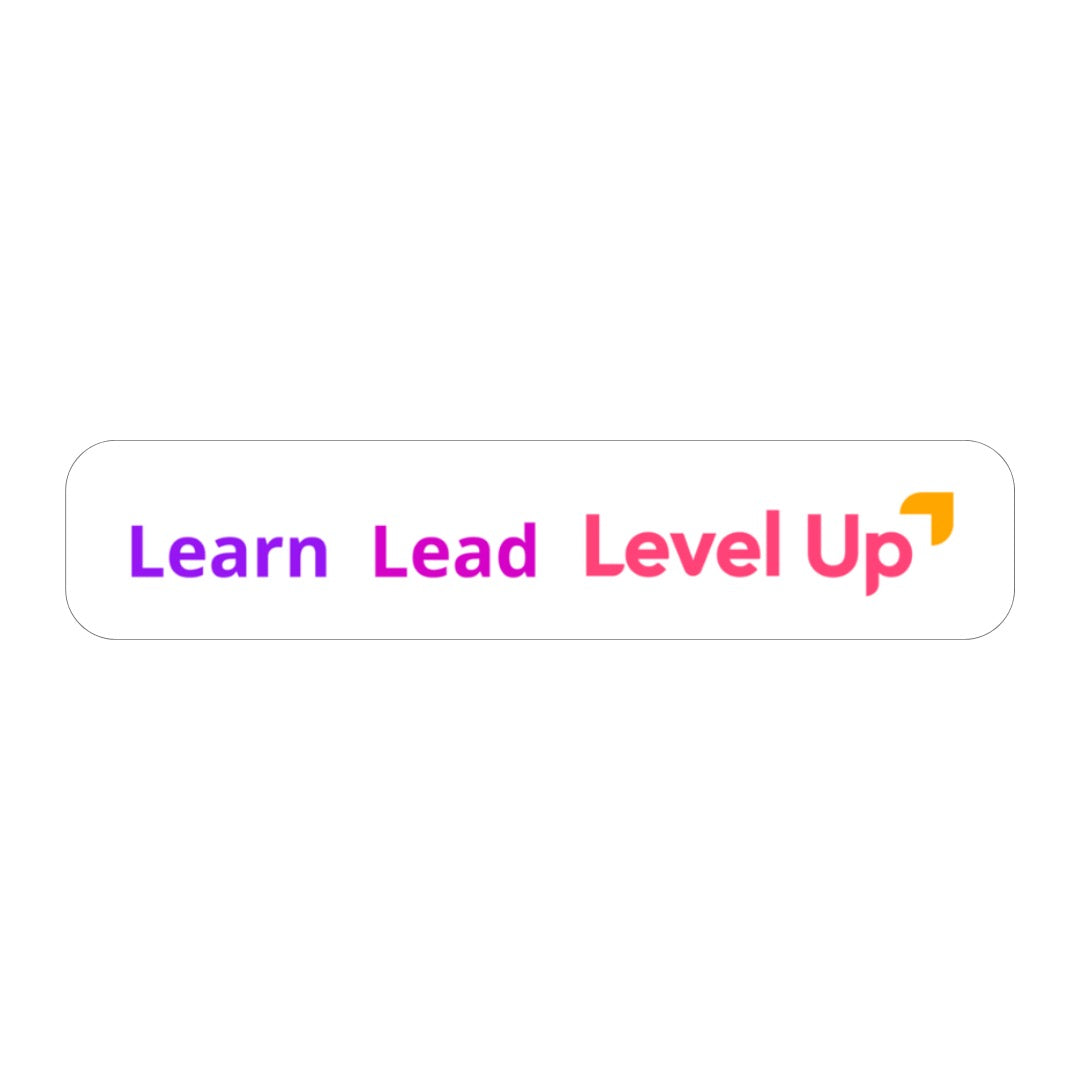 Learn, Lead, Level Up Sticker - Stickers - LevelUpRN