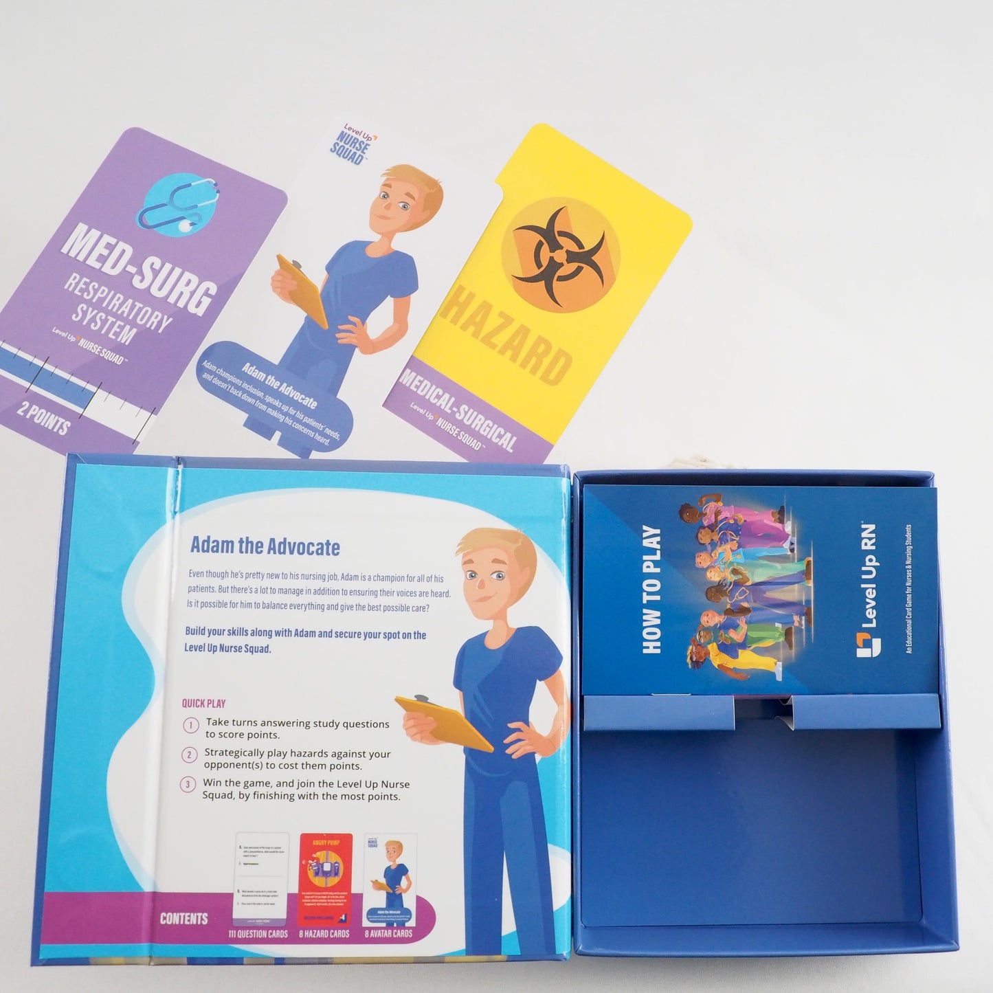 Level Up Nurse Squad - Med-Surg - Card Game from Level Up RN: Med-Surg-OpenBox