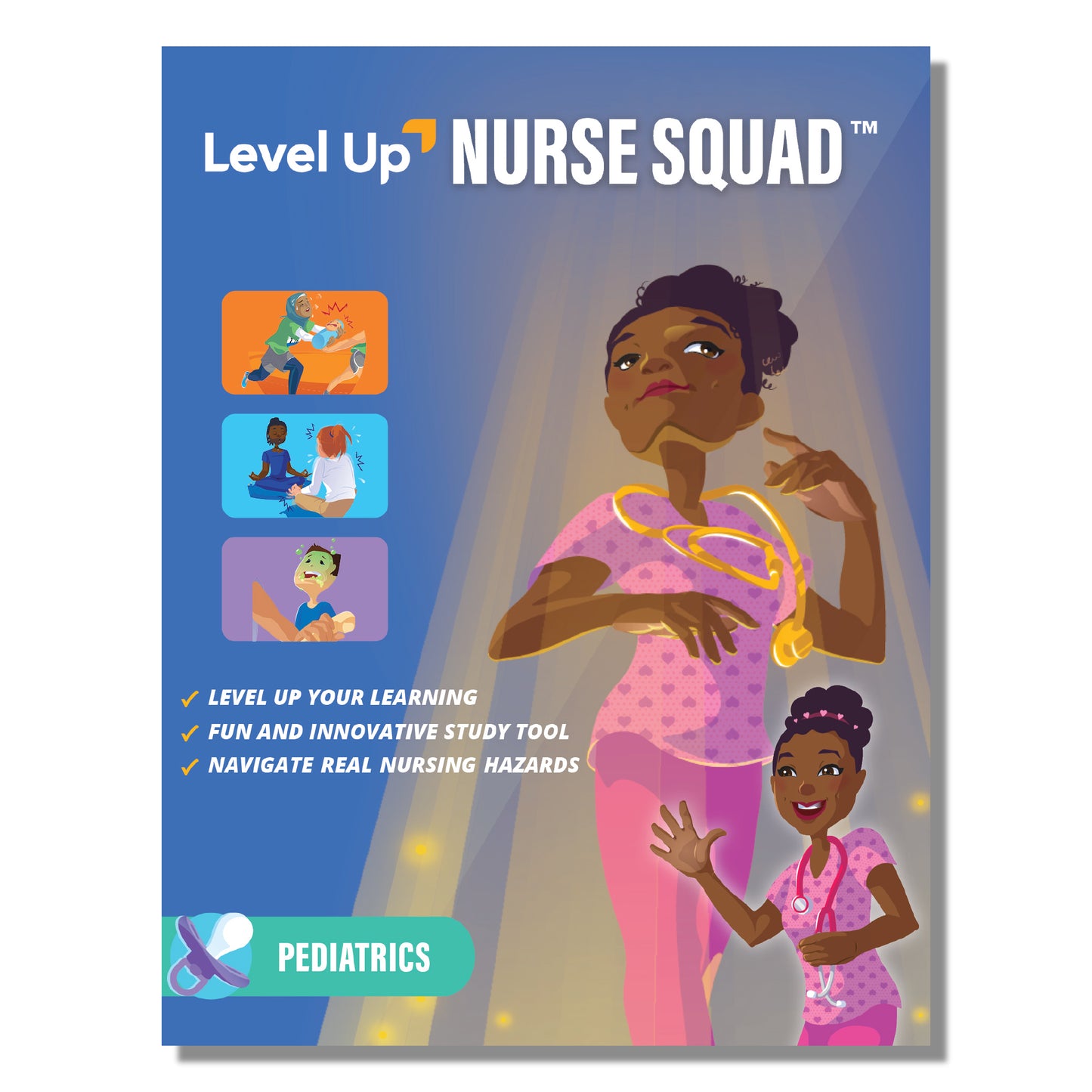 Level Up Nurse Squad - Fab Four - Card Game Bundle from Level Up RN: NSPeds-100