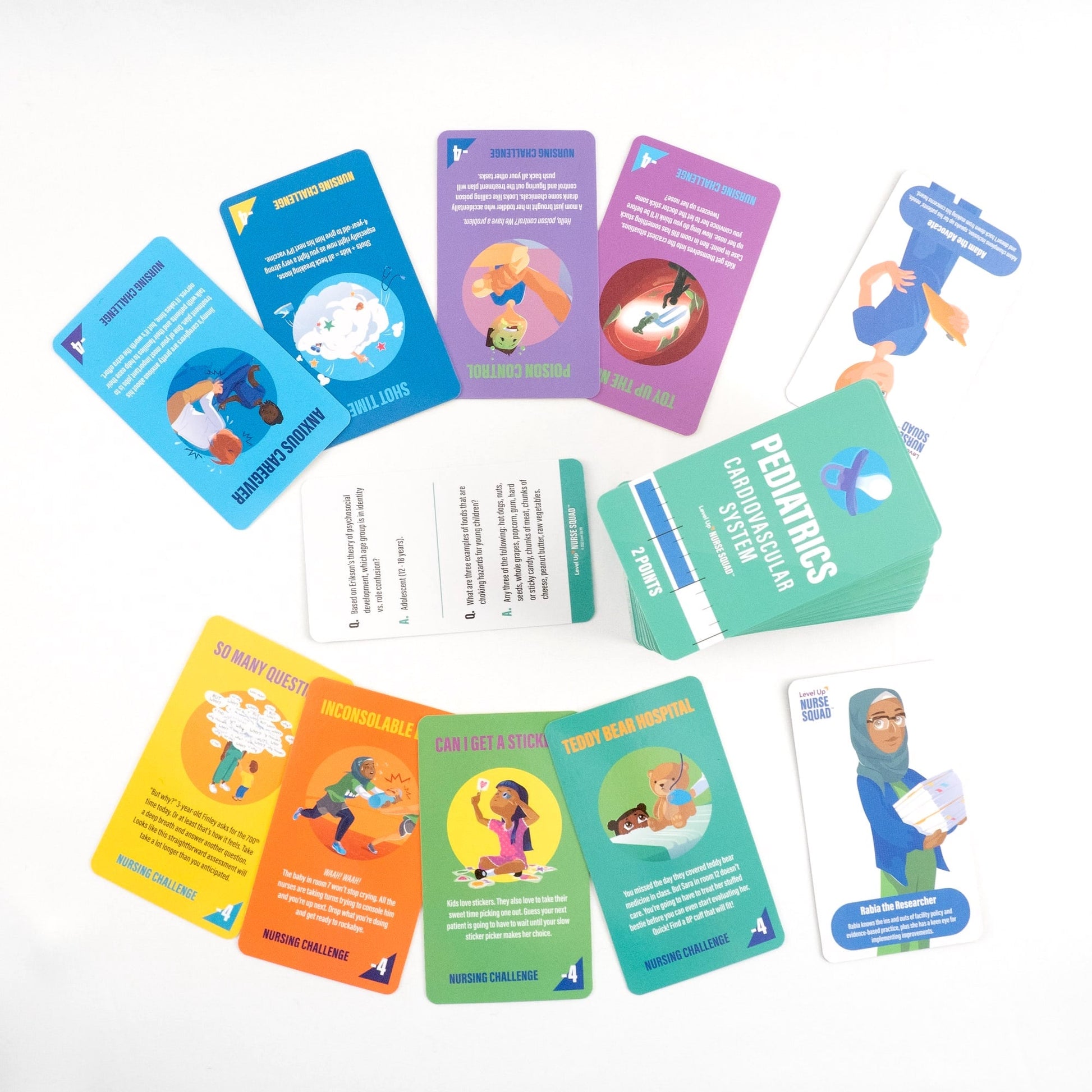 Level Up Nurse Squad - Pediatrics - Card Game - LevelUpRN