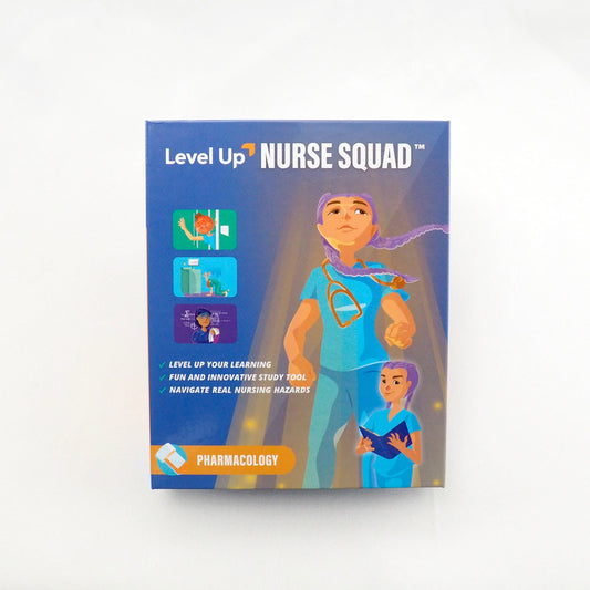 Level Up Nurse Squad - Pharmacology - Card Game from Level Up RN: Pharm-Front